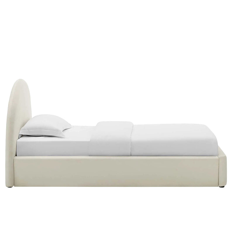 Resort Performance Velvet Arched Round Twin Platform Bed by Modway by HouseOfZazla
