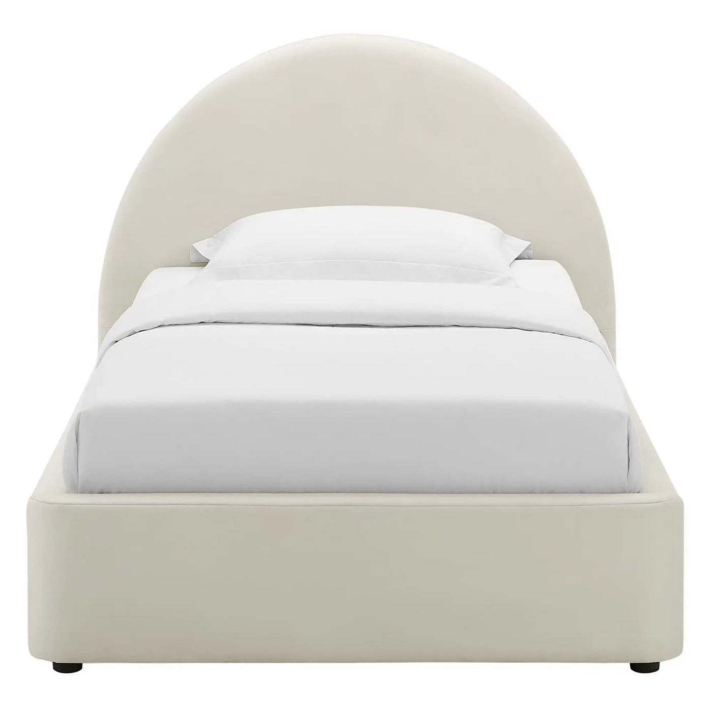 Resort Performance Velvet Arched Round Twin Platform Bed by Modway by HouseOfZazla