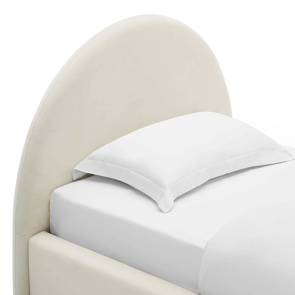 Resort Performance Velvet Arched Round Twin Platform Bed by Modway by HouseOfZazla