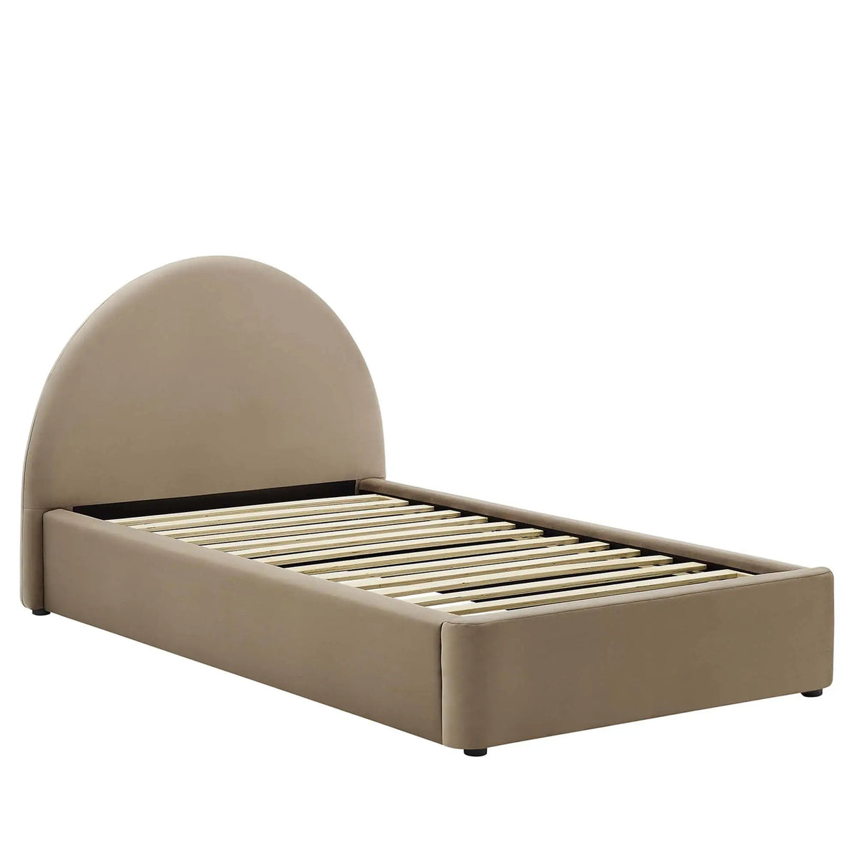 Resort Performance Velvet Arched Round Twin Platform Bed by Modway by HouseOfZazla
