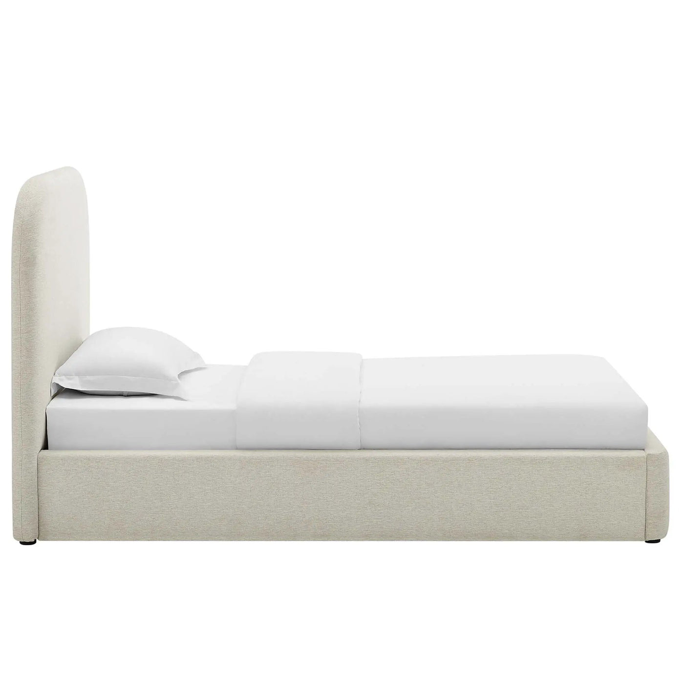 Keynote Upholstered Fabric Curved Twin Platform Bed by Modway by HouseOfZazla