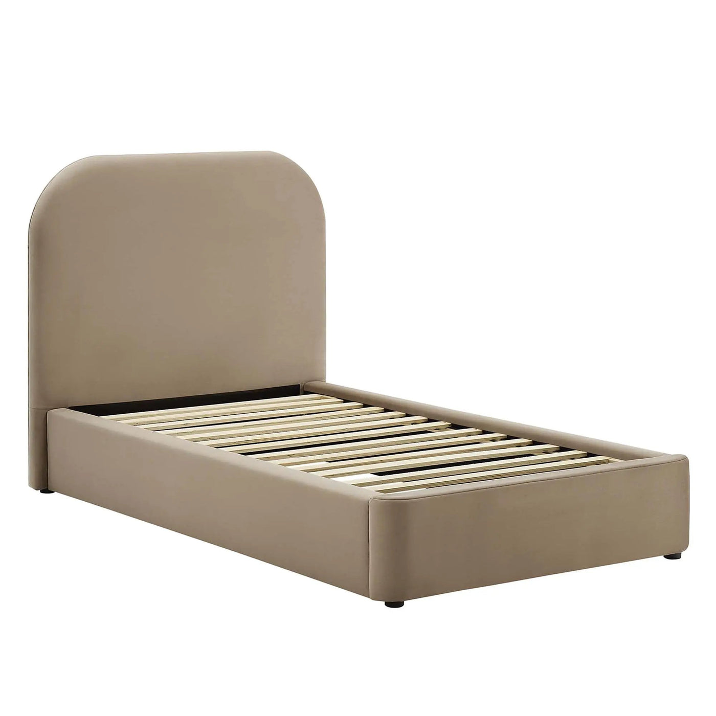 Keynote Performance Velvet Curved Twin Platform Bed by Modway by HouseOfZazla