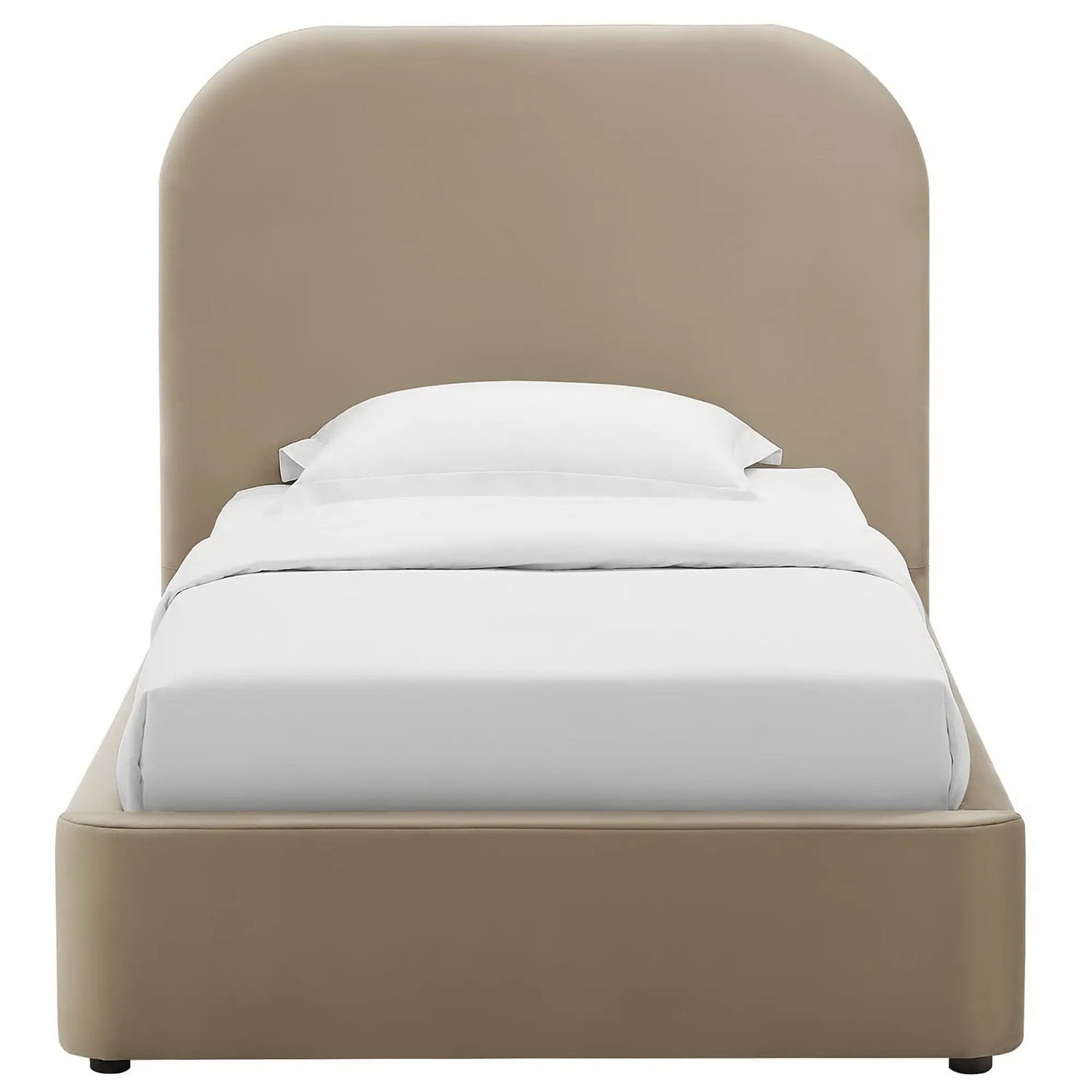 Keynote Performance Velvet Curved Twin Platform Bed by Modway by HouseOfZazla