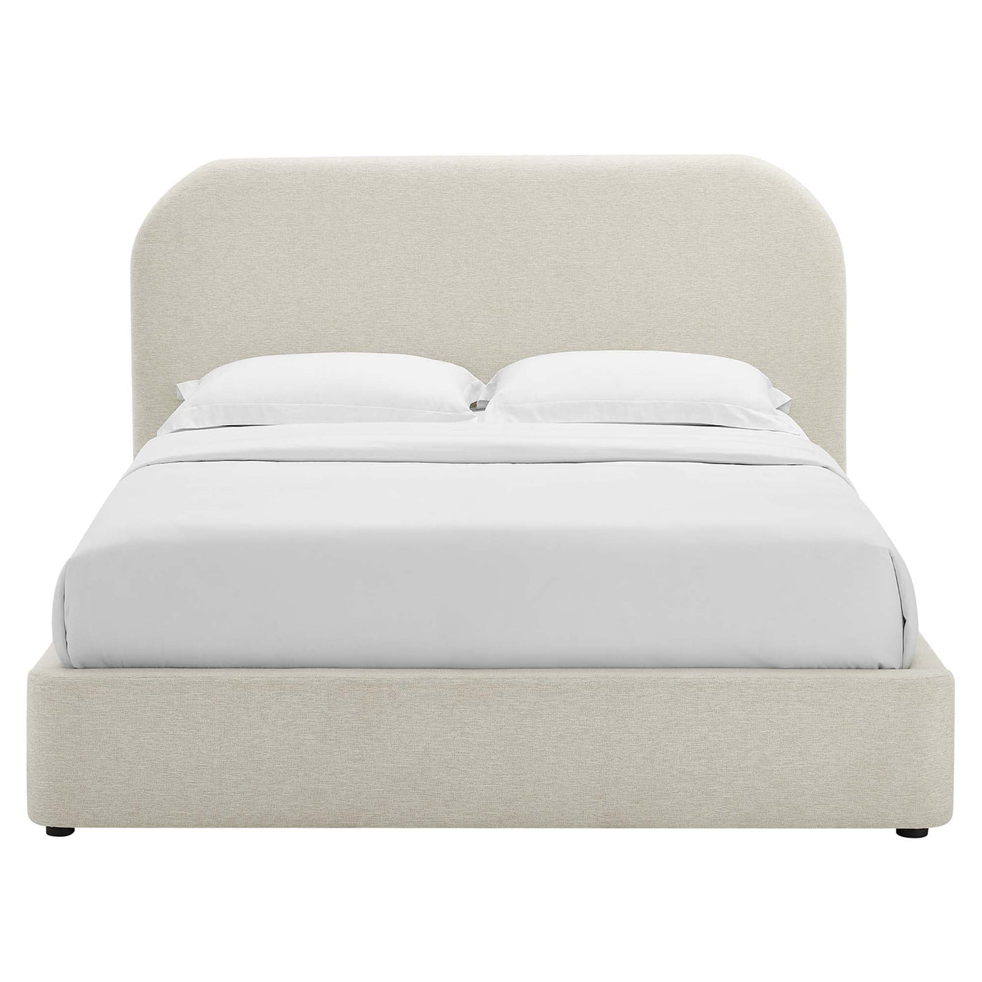Keynote Upholstered Full Size Fabric Curved Platform Bed by Modway by HouseOfZazla