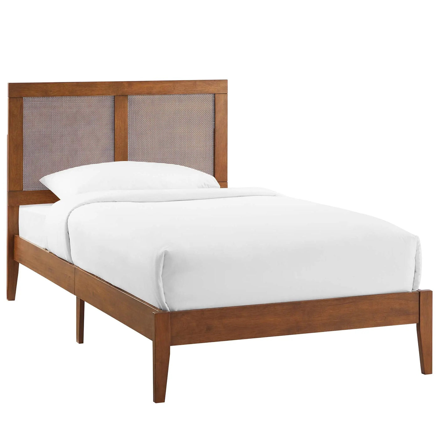 Sirocco Rattan and Wood Twin Platform Bed by Modway by HouseOfZazla