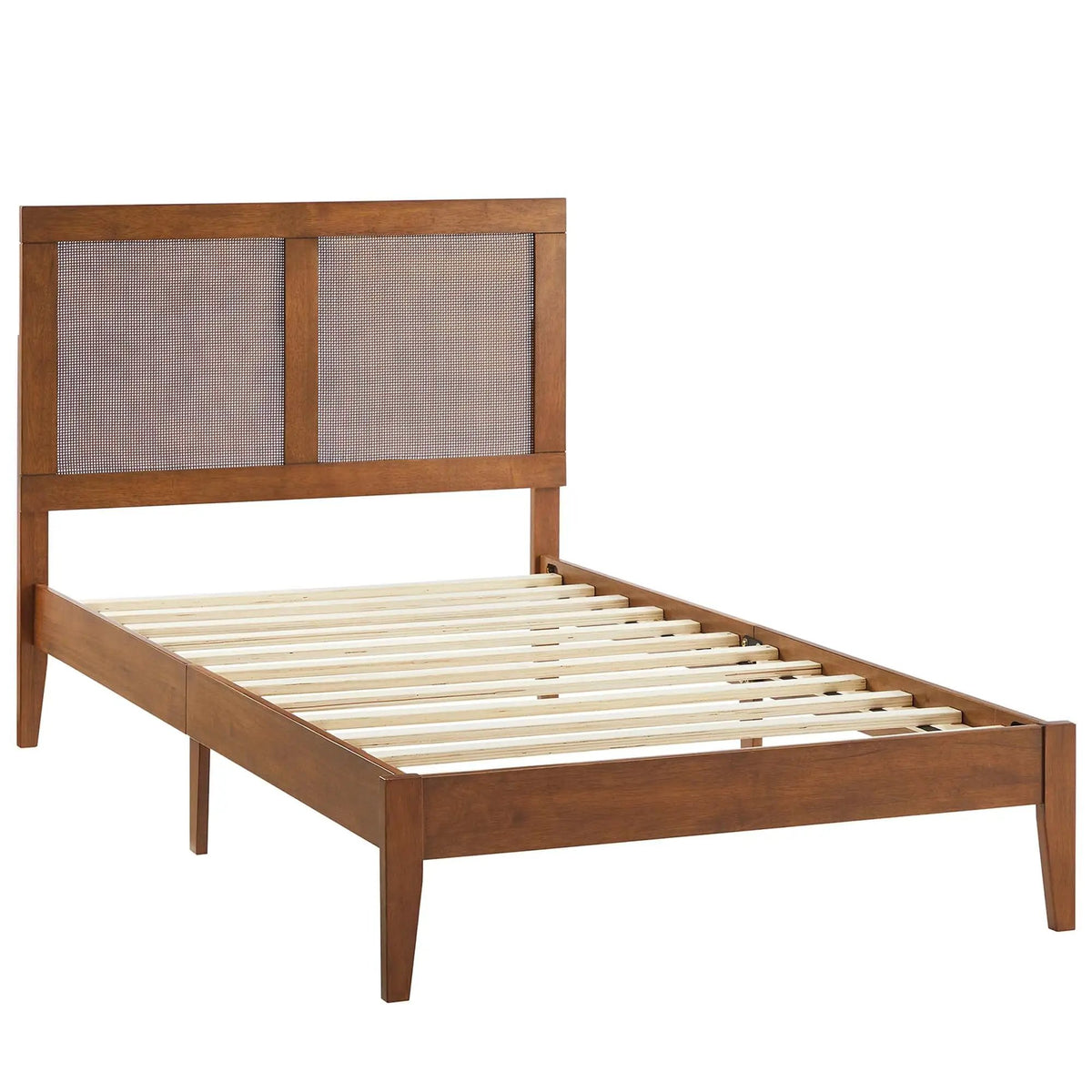 Sirocco Rattan and Wood Twin Platform Bed by Modway by HouseOfZazla