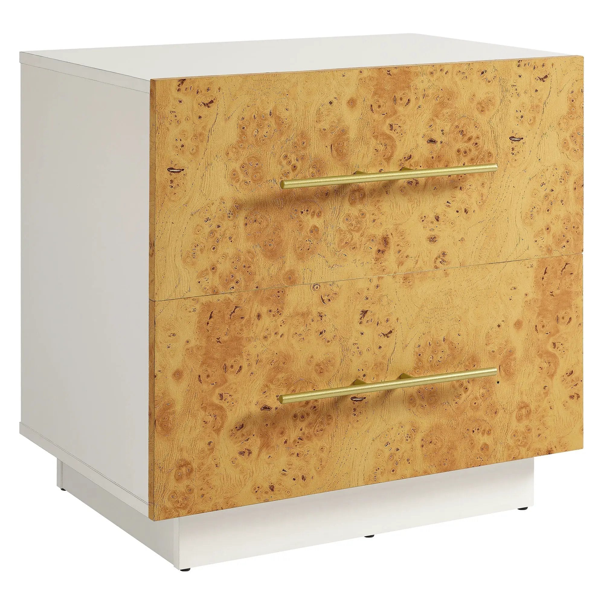 Abel 2-Drawer Burl Wood Nightstand by Modway by HouseOfZazla