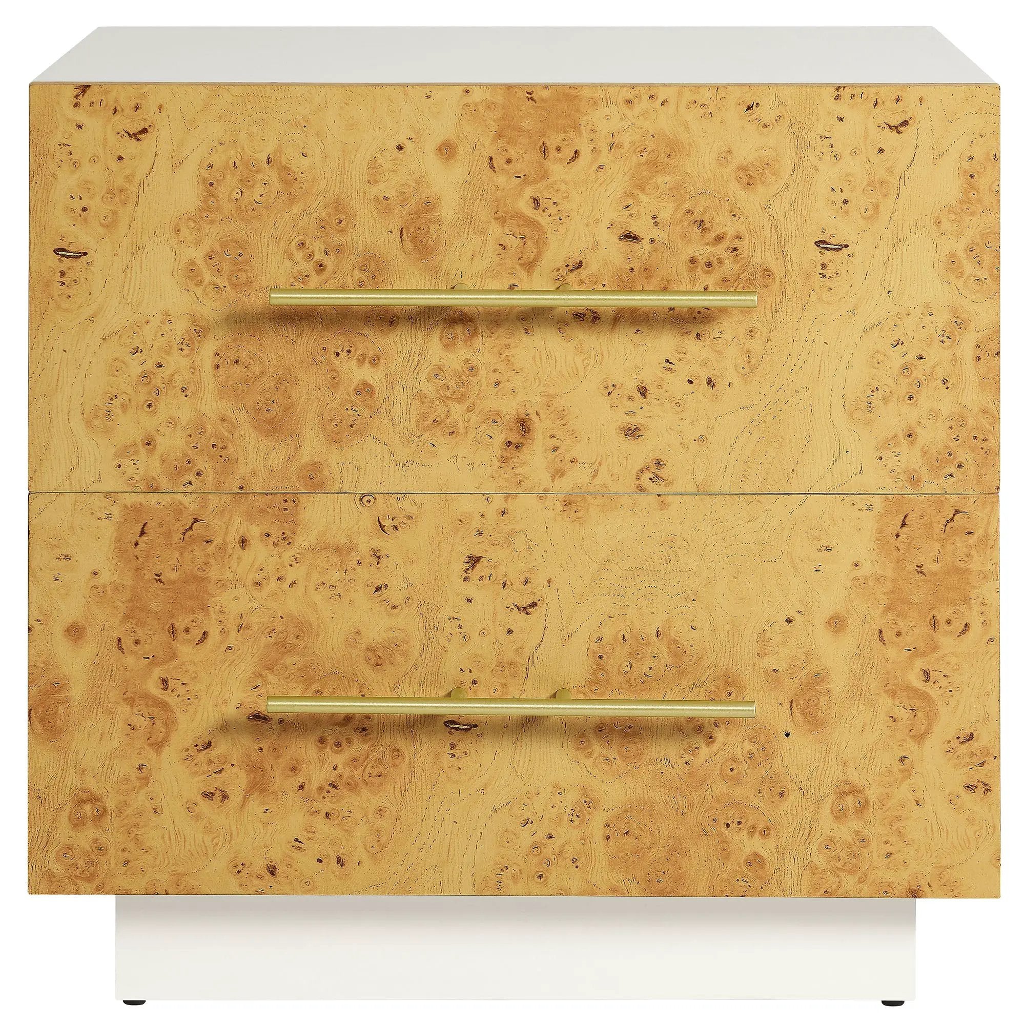 Abel 2-Drawer Burl Wood Nightstand by Modway by HouseOfZazla