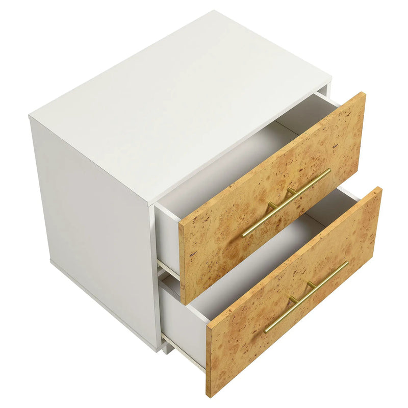 Abel 2-Drawer Burl Wood Nightstand by Modway by HouseOfZazla