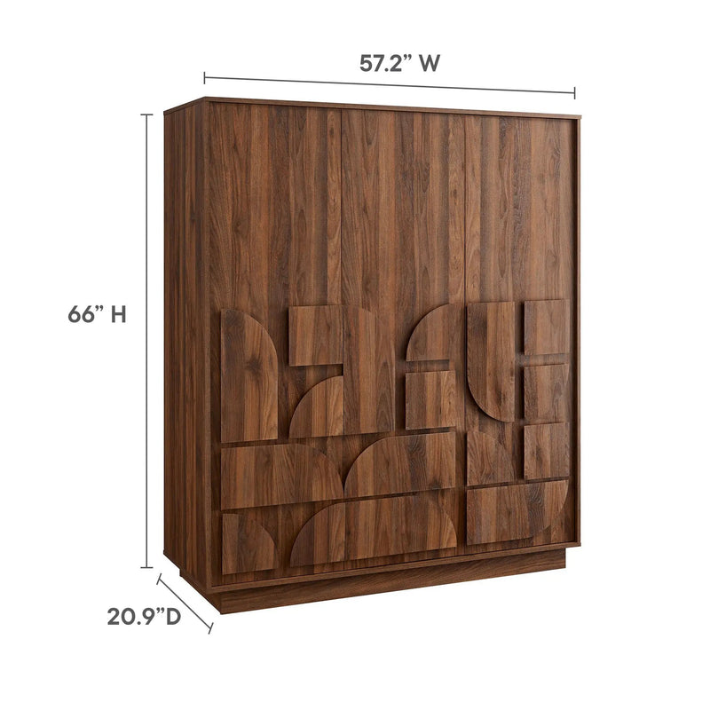 Bulwark 3-Door Wardrobe Closet by Modway by HouseOfZazla