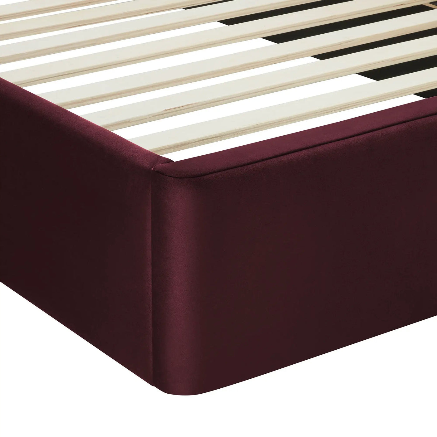 Solana Arched Performance Velvet Twin Platform Bed by HouseOfZazla