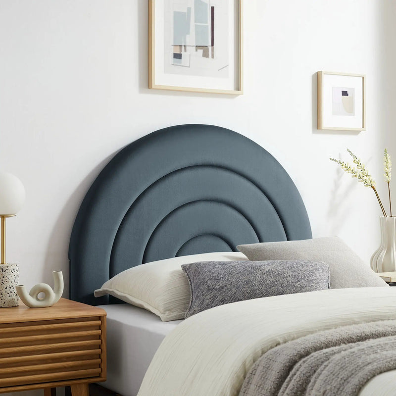Solana Arched Performance Velvet Twin Headboard by Modway by HouseOfZazla