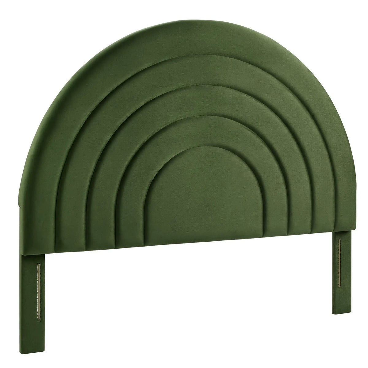 Solana Arched Performance Velvet Queen Headboard by HouseOfZazla