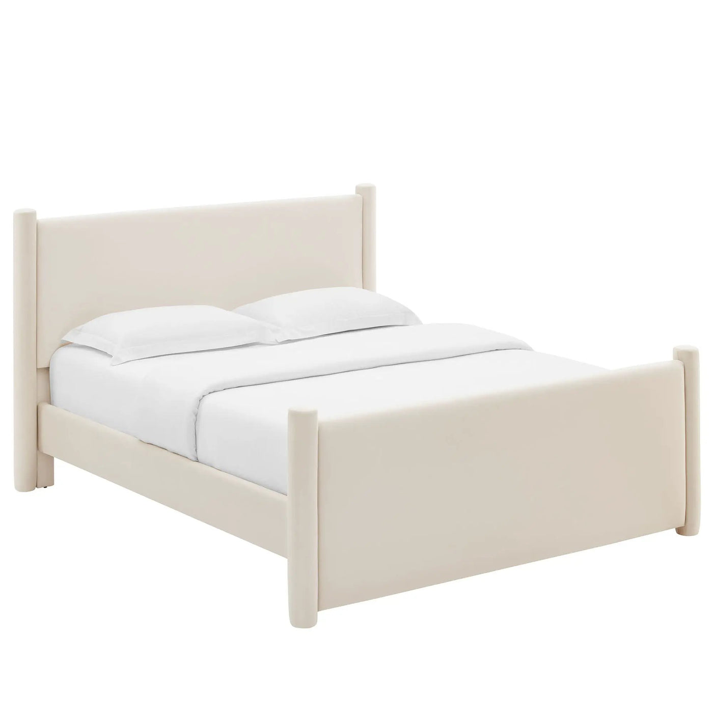Rael Performance Velvet Queen Platform Bed by Modway by HouseOfZazla