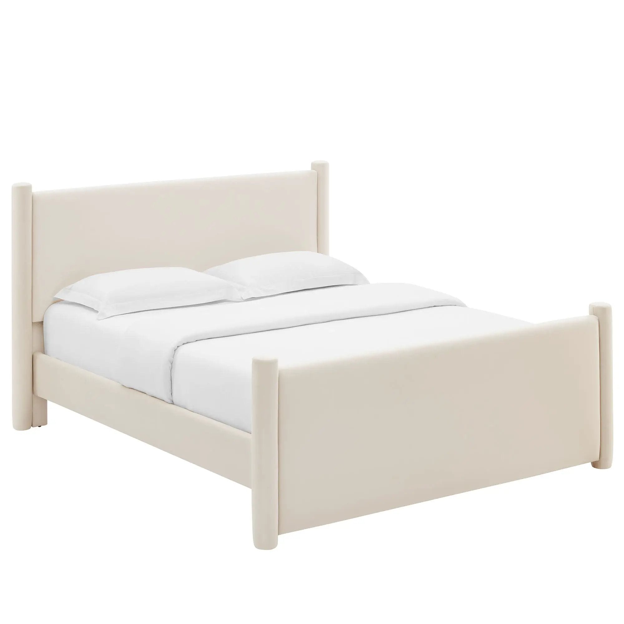 Rael Performance Velvet Queen Platform Bed by Modway by HouseOfZazla