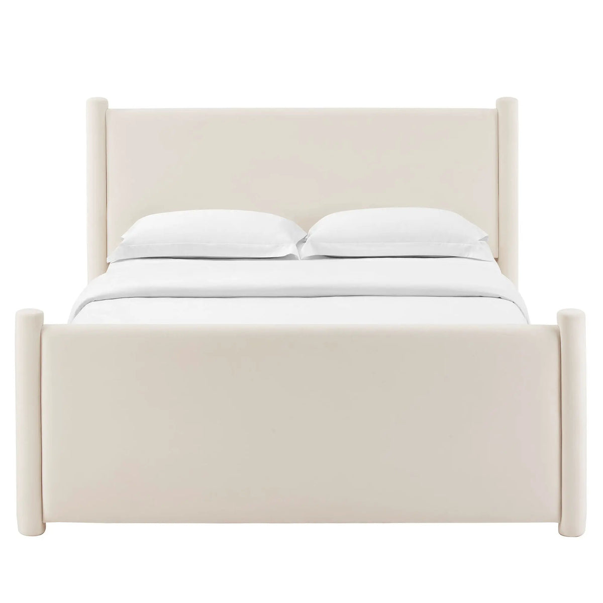 Rael Performance Velvet Queen Platform Bed by Modway by HouseOfZazla
