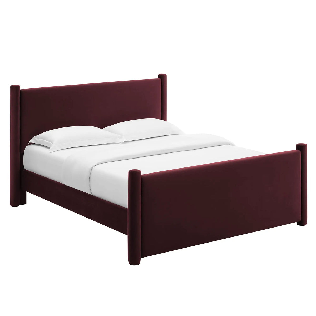 Rael Performance Velvet Queen Platform Bed by Modway by HouseOfZazla