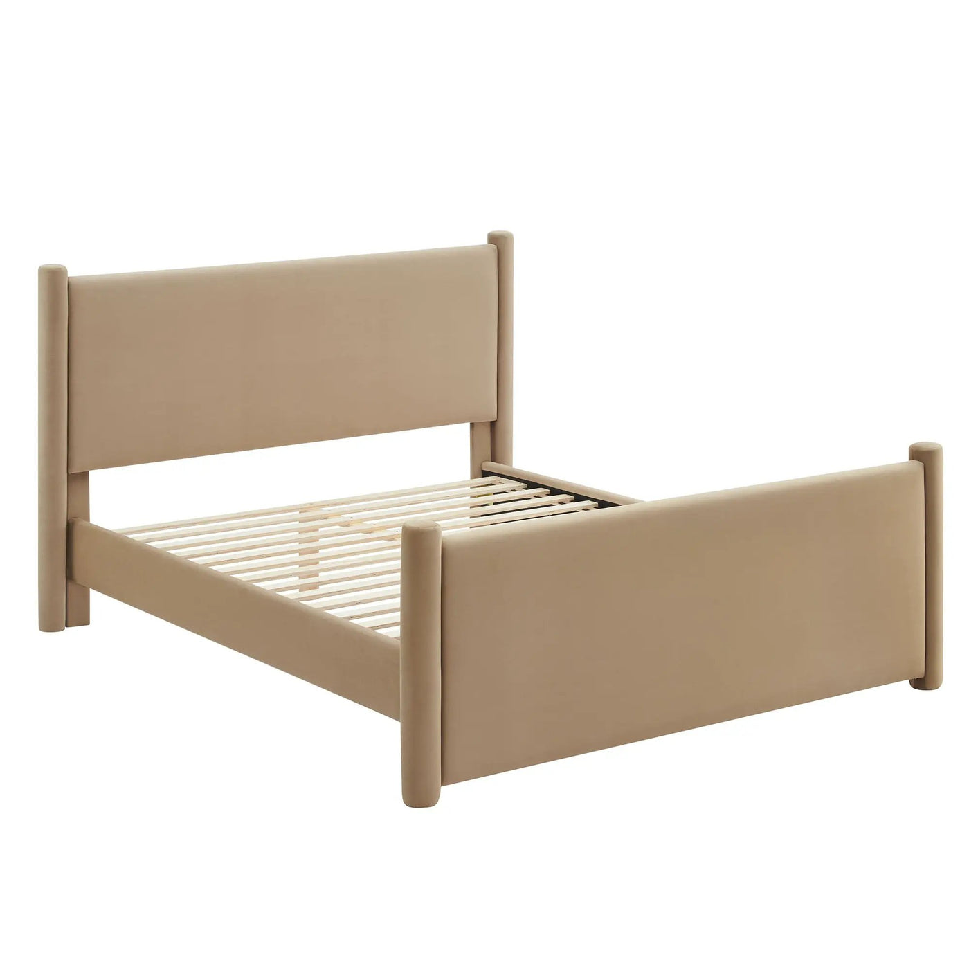 Rael Performance Velvet Queen Platform Bed by Modway by HouseOfZazla