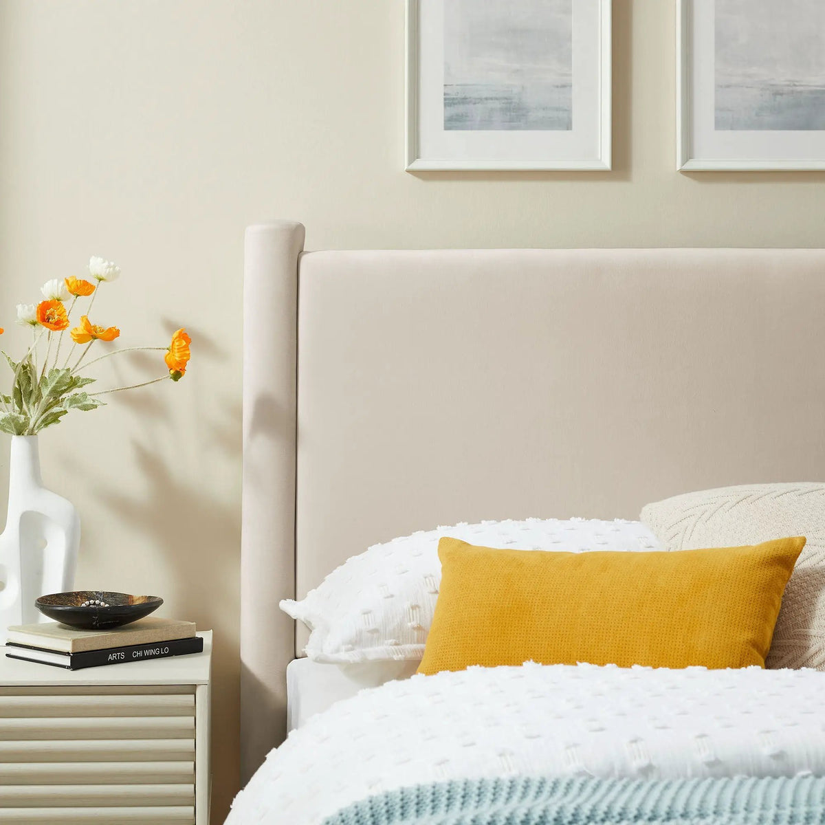 Rael Performance Velvet Twin Headboard by Modway by HouseOfZazla