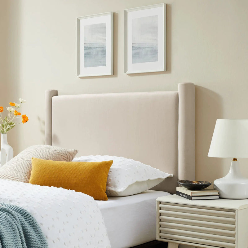 Rael Performance Velvet Twin Headboard by Modway by HouseOfZazla