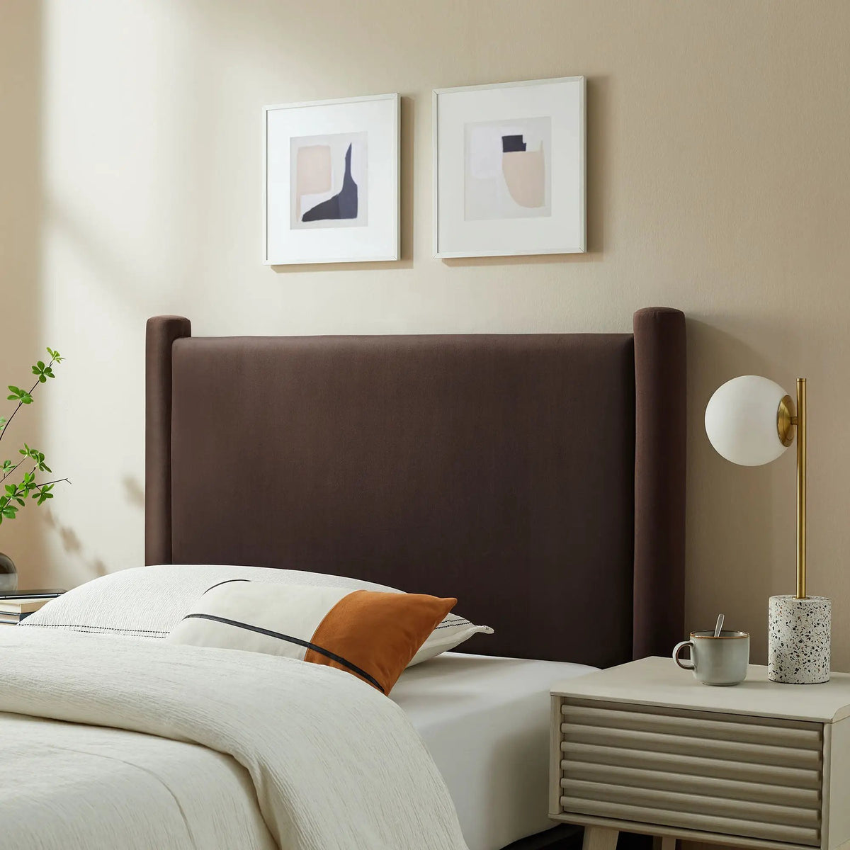 Rael Performance Velvet Twin Headboard by Modway by HouseOfZazla