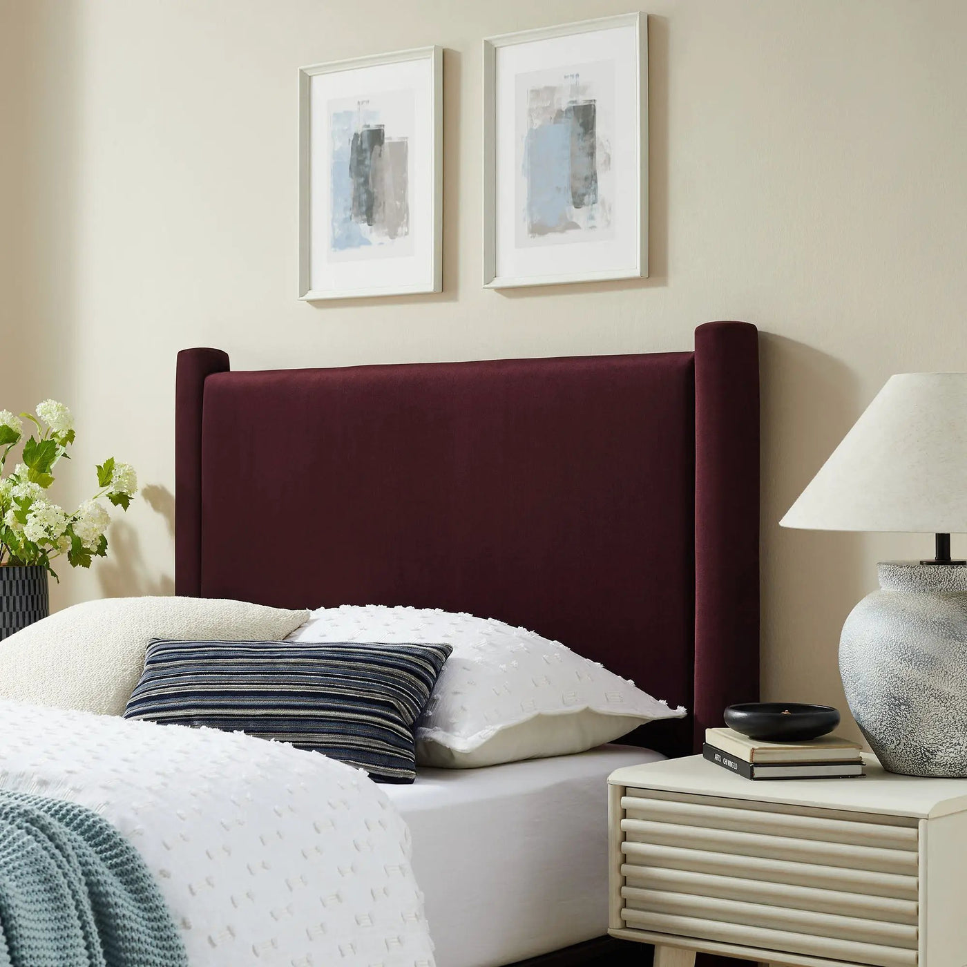 Rael Performance Velvet Twin Headboard by Modway by HouseOfZazla
