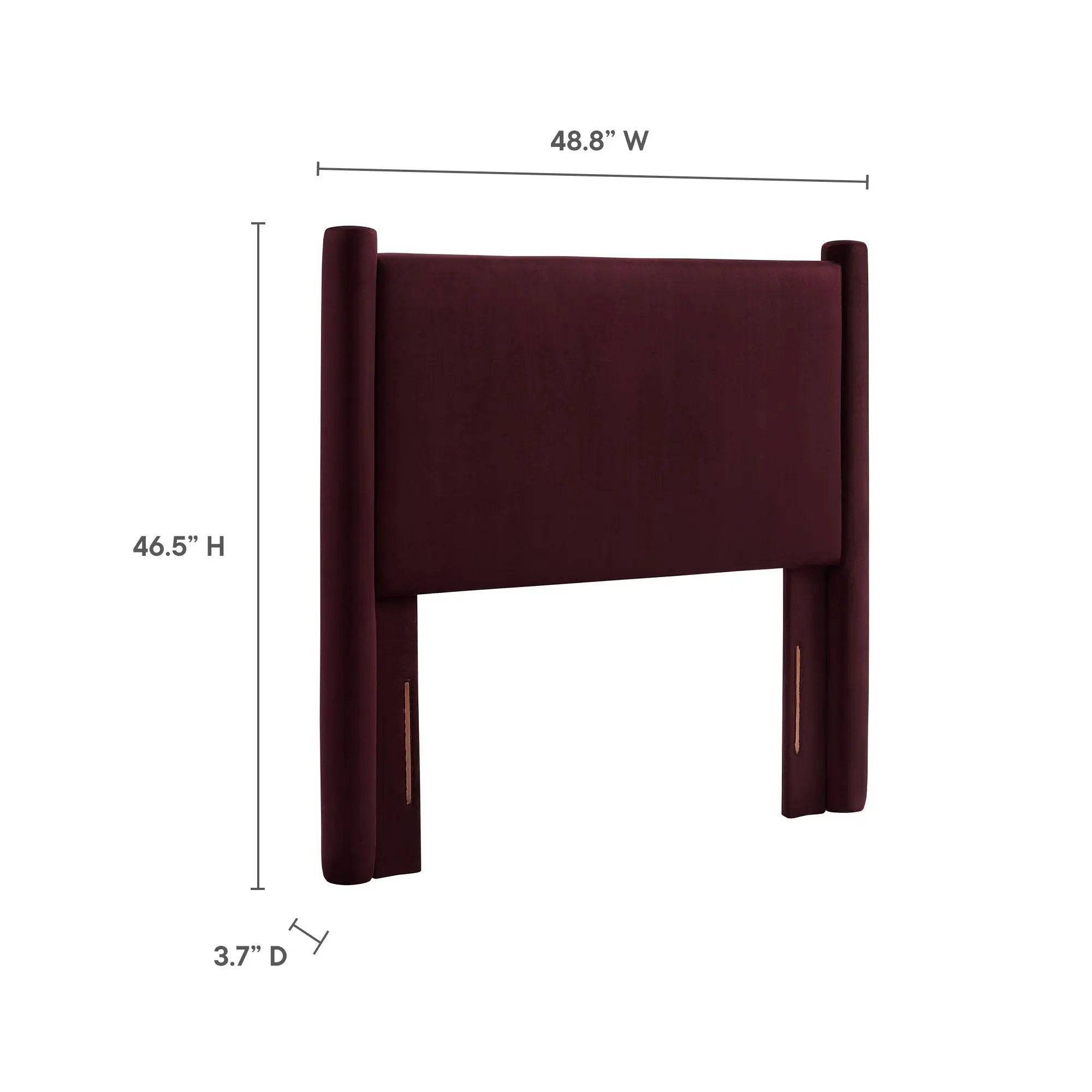 Rael Performance Velvet Twin Headboard by Modway by HouseOfZazla