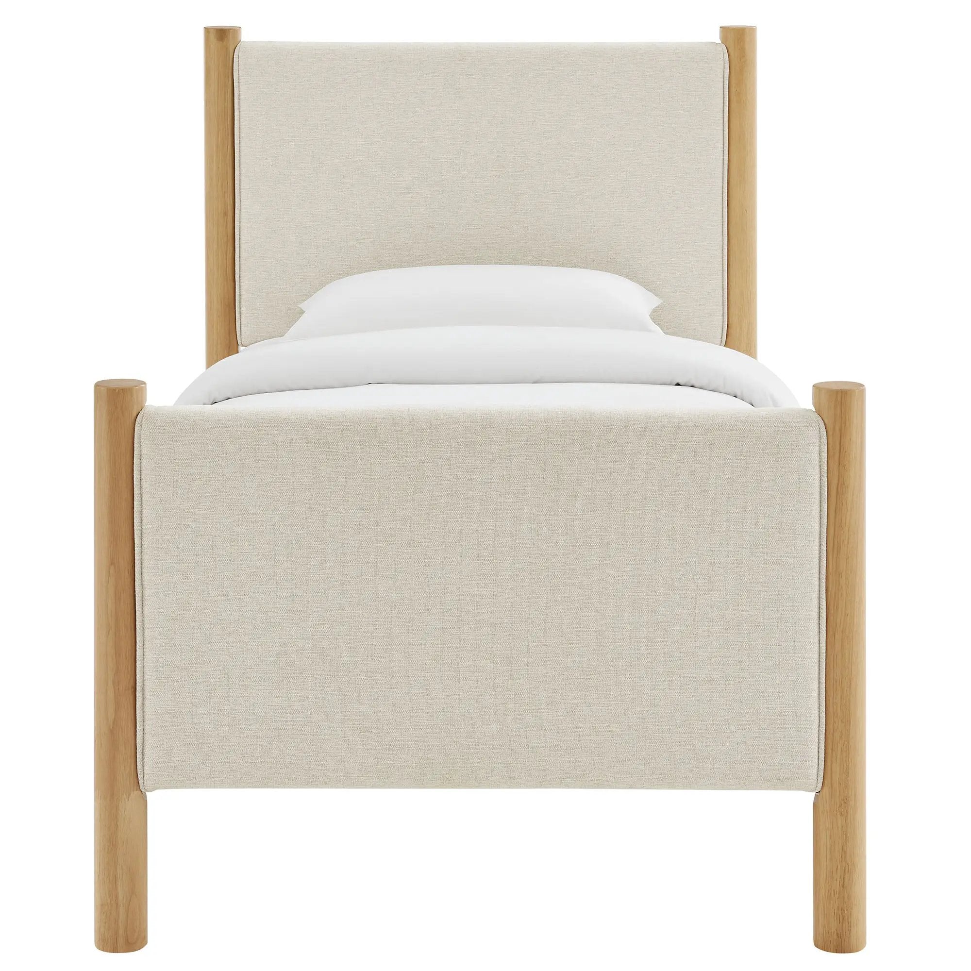 Maven Twin Size Fabric Upholstered Platform Bed by Modway by HouseOfZazla