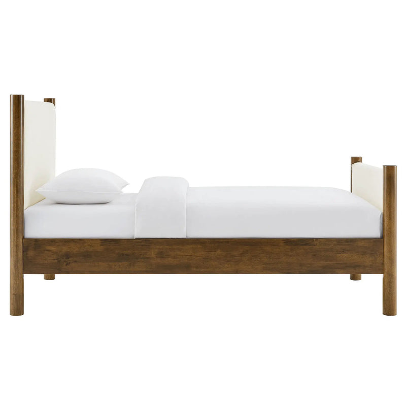 Maven Twin Size Boucle Upholstered Platform Bed by Modway by HouseOfZazla