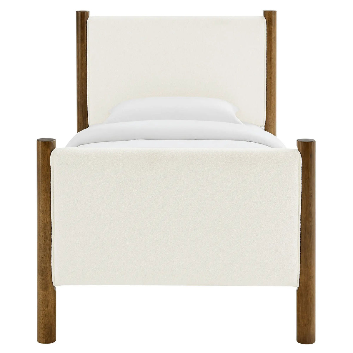 Maven Twin Size Boucle Upholstered Platform Bed by Modway by HouseOfZazla