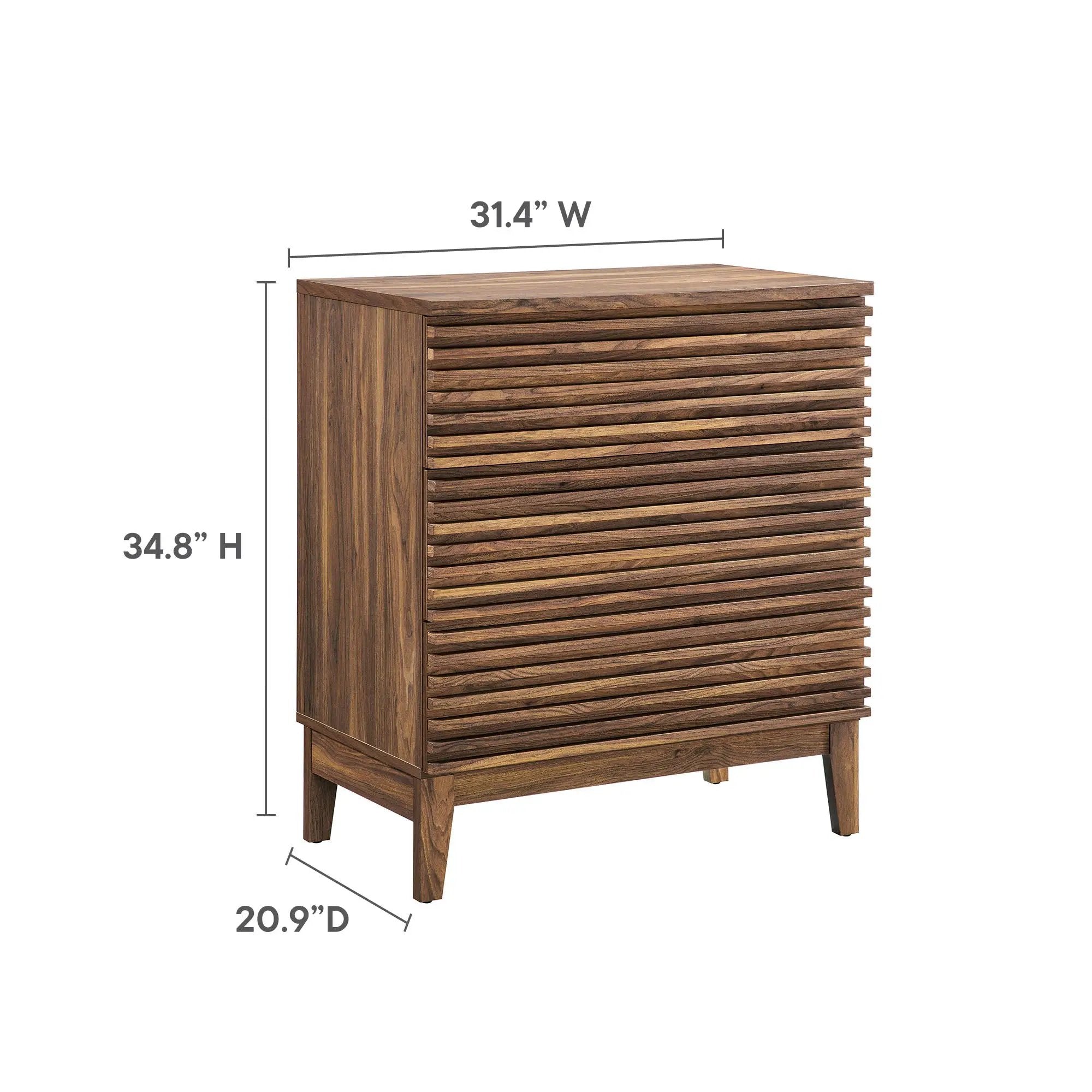 Render Large 3-Drawer Nightstand by Modway by HouseOfZazla