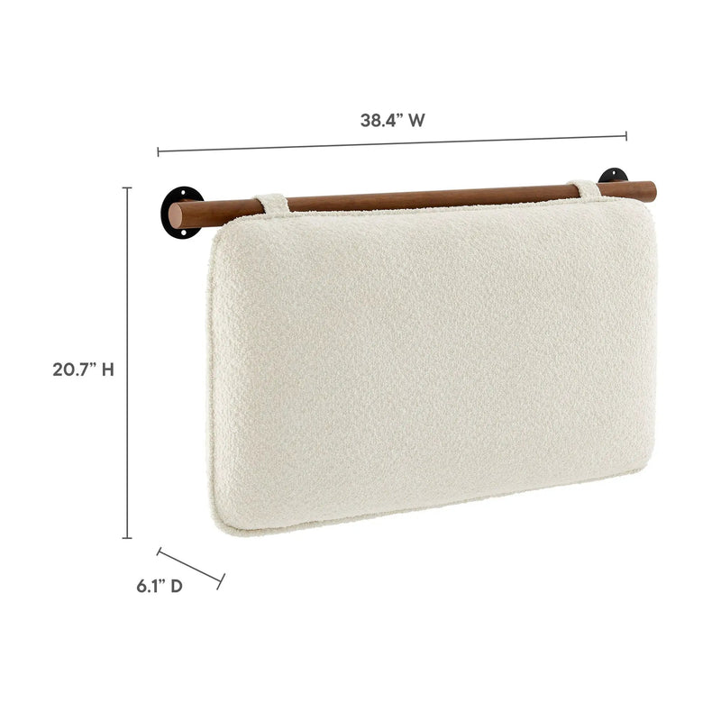 Anela Wall-Mounted Chenille Upholstered Twin Headboard by HouseOfZazla