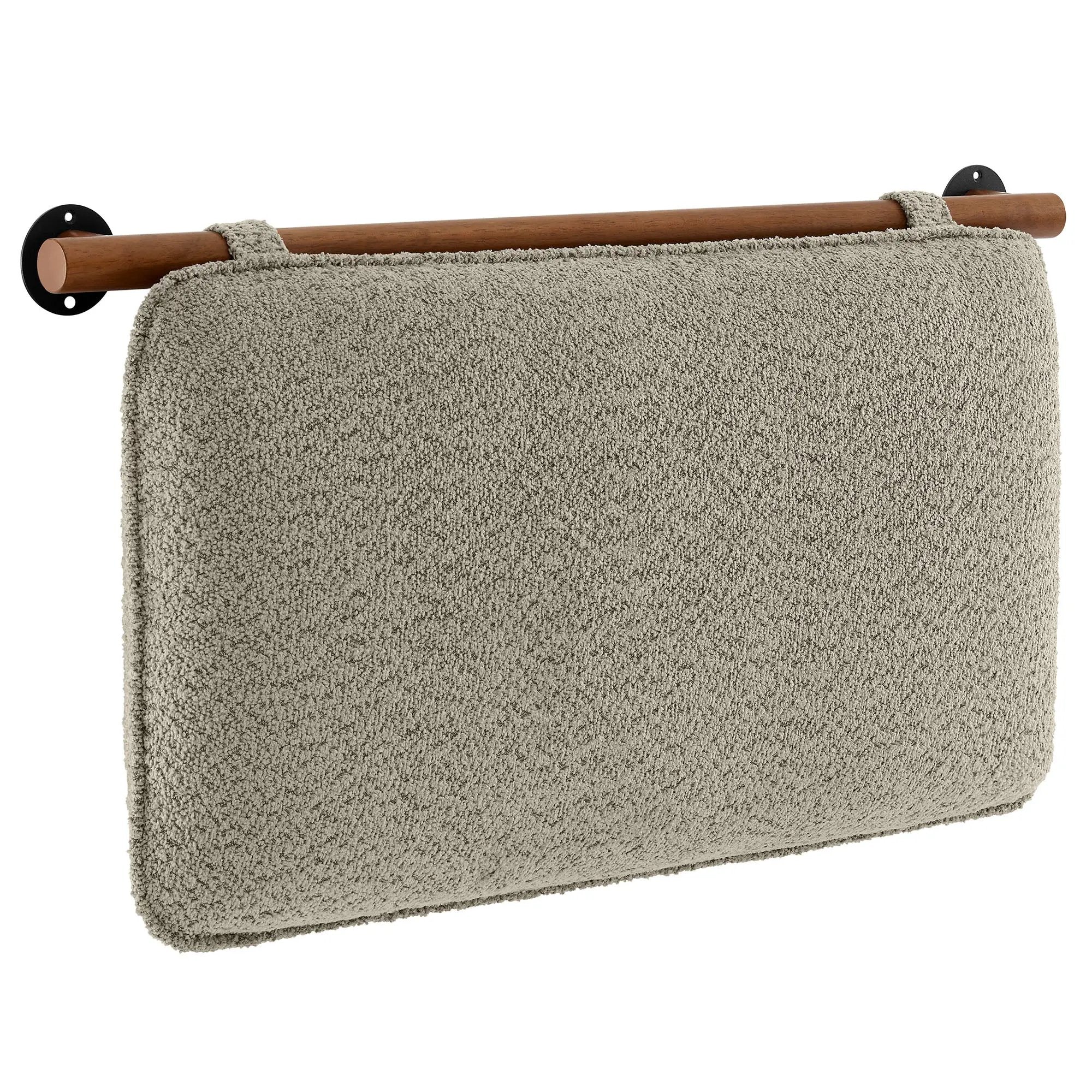 Anela Wall-Mounted Chenille Upholstered Twin Headboard by HouseOfZazla