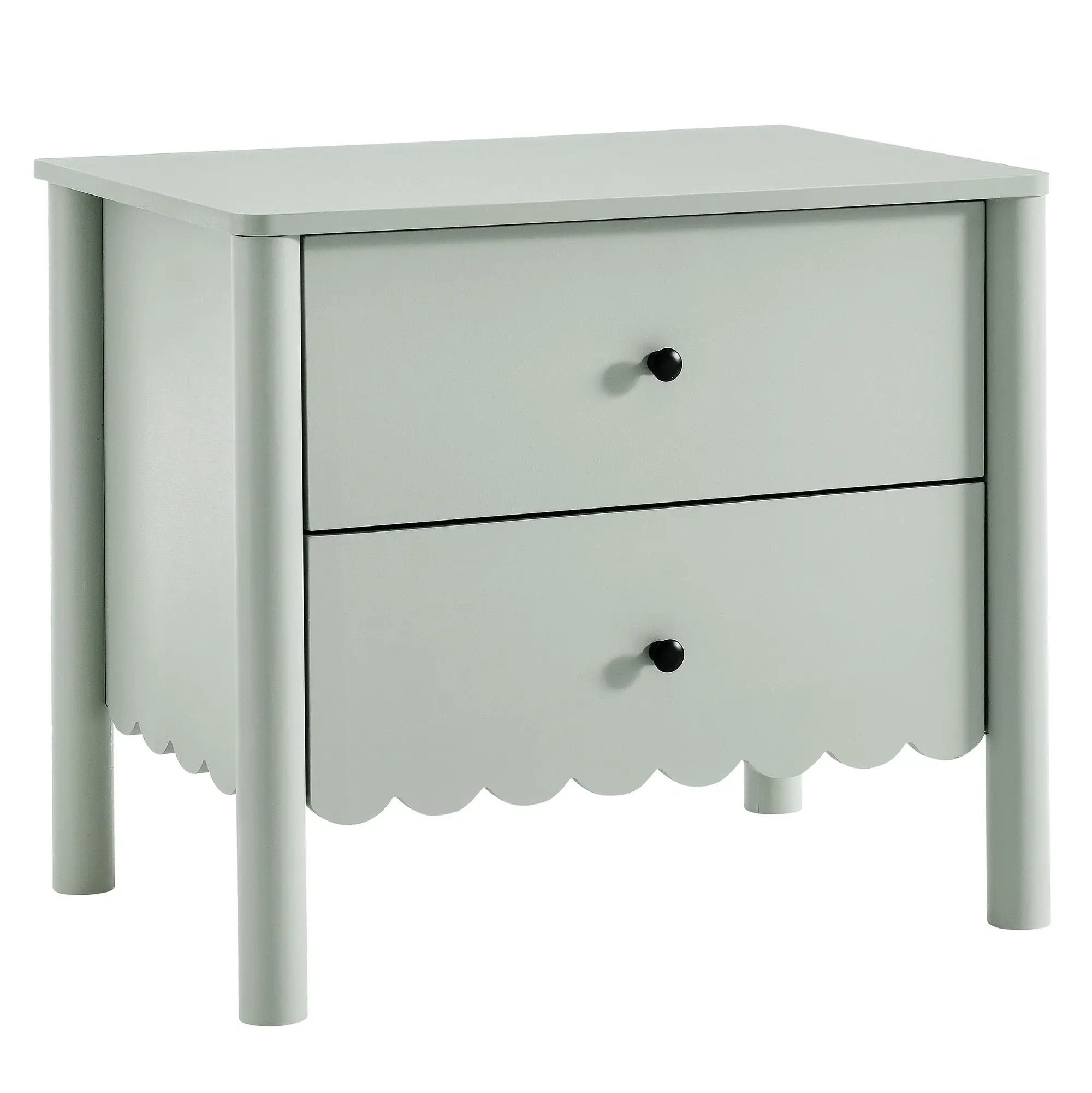 Emmeline Scalloped 2-Drawer Nightstand by Modway by HouseOfZazla