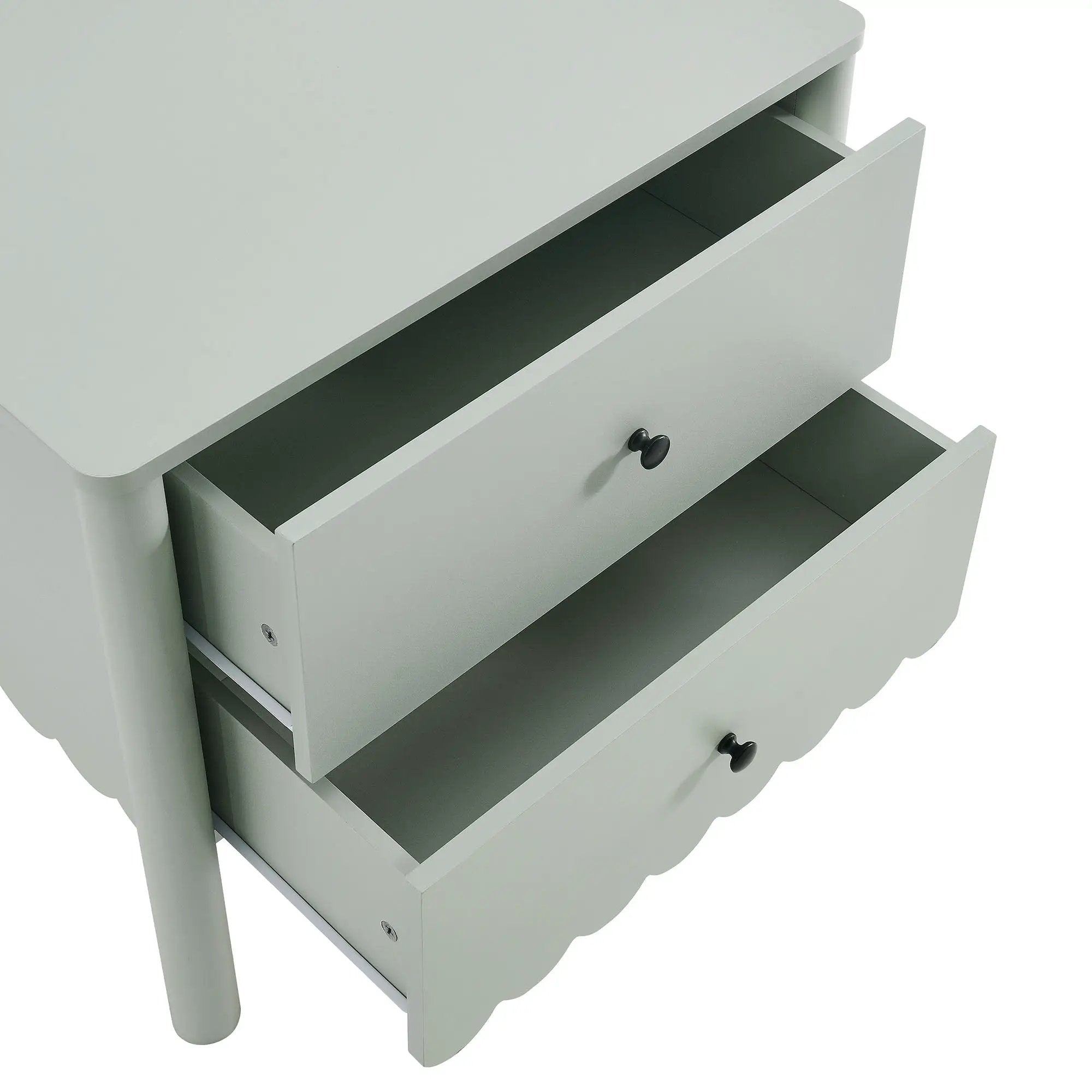 Emmeline Scalloped 2-Drawer Nightstand by Modway by HouseOfZazla
