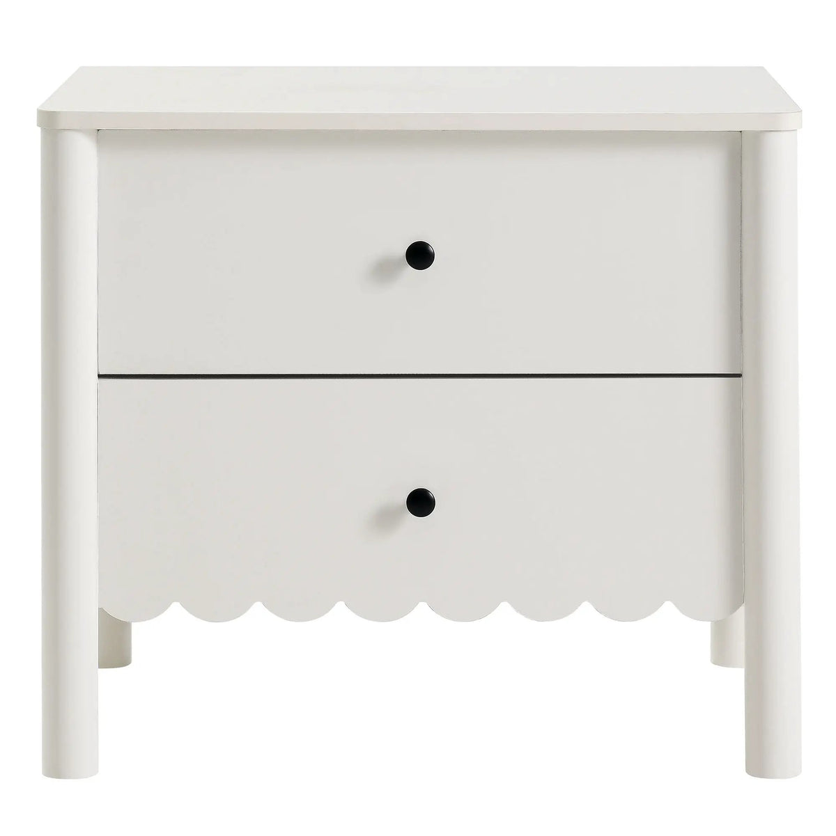 Emmeline Scalloped 2-Drawer Nightstand by Modway by HouseOfZazla