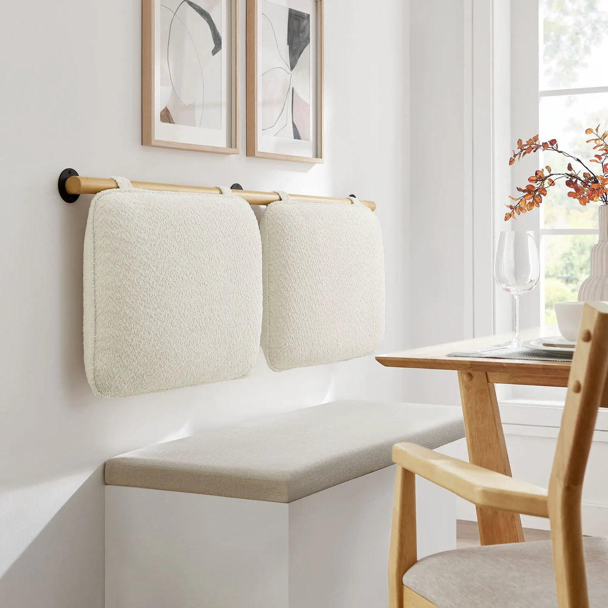 Anela Wall-Mounted Chenille Upholstered King Size Headboard by HouseOfZazla
