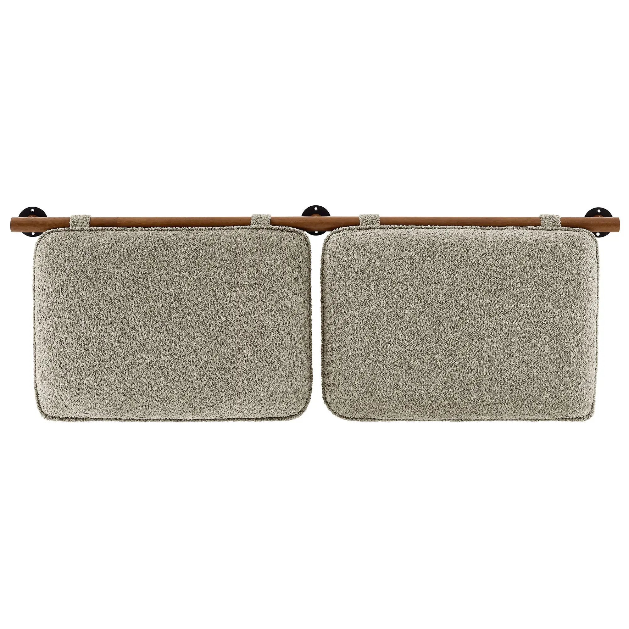Anela Wall-Mounted Chenille Upholstered King Size Headboard by HouseOfZazla