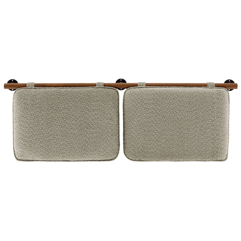 Anela Wall-Mounted Chenille Upholstered King Size Headboard by HouseOfZazla