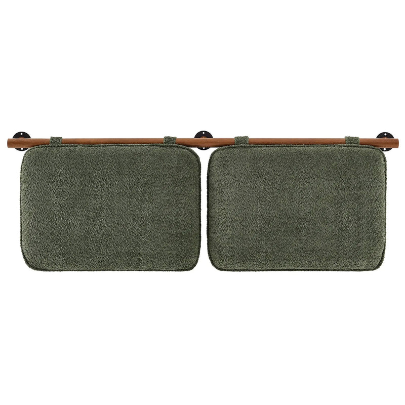Anela Wall-Mounted Chenille Upholstered King Size Headboard by HouseOfZazla