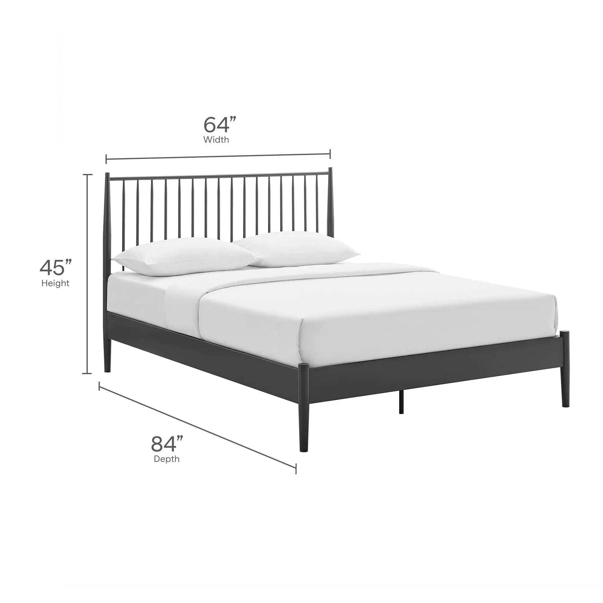Adair Spindle Platform Bed by Modway by HouseOfZazla