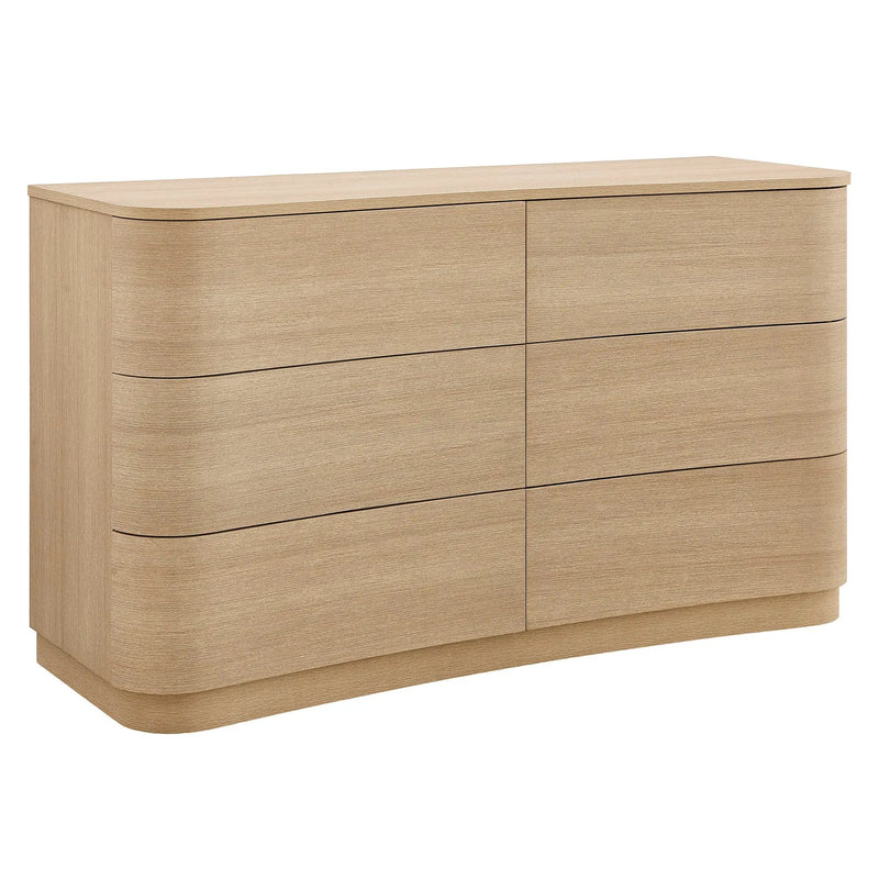 Mirae 6-Drawer Curved Dresser by Modway by HouseOfZazla