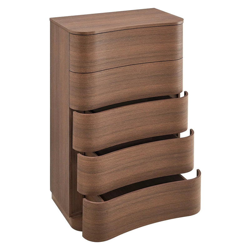 Mirae 5-Drawer Curved Dresser Chest by Modway by HouseOfZazla