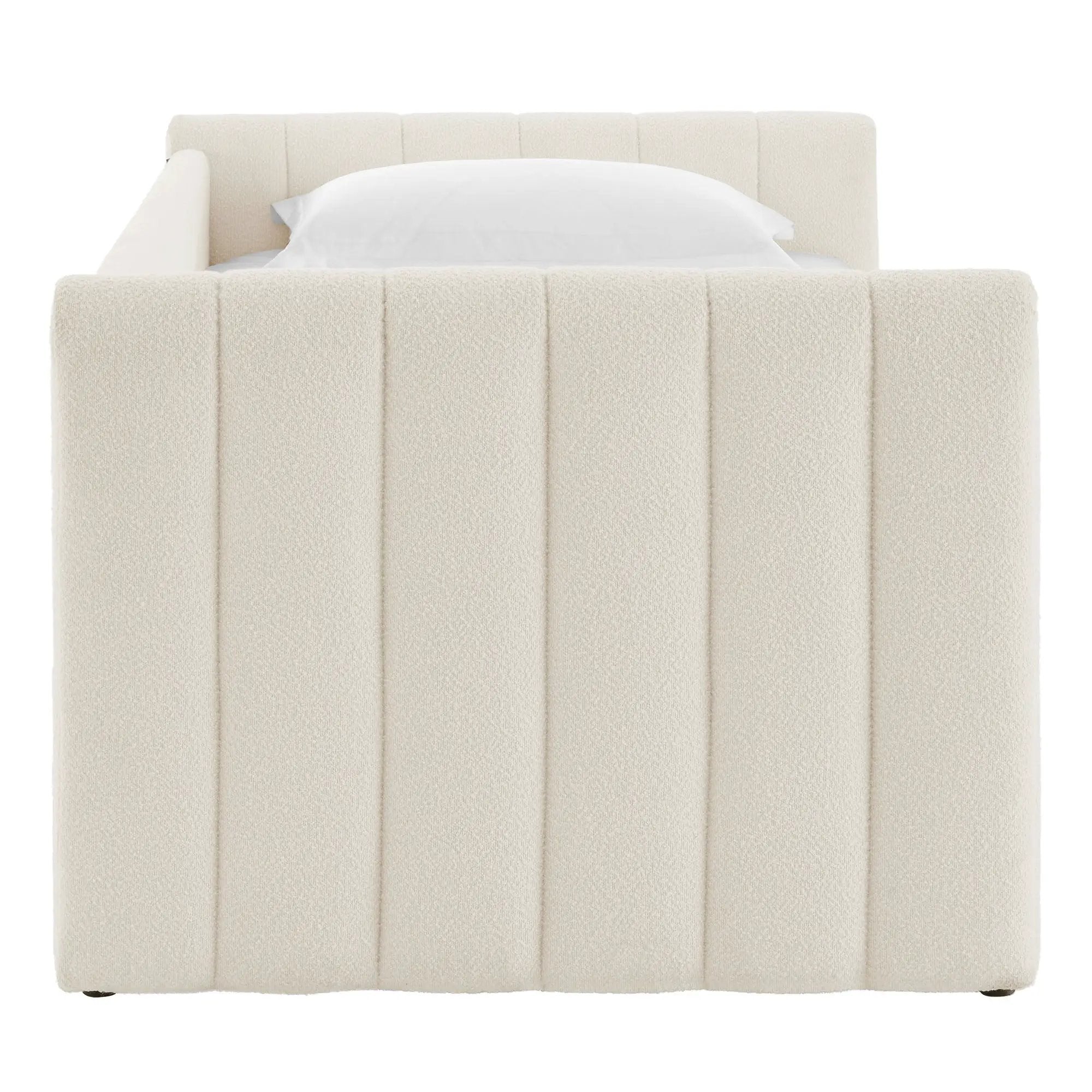 Veyla Channel Tufted Boucle Twin Daybed with Trundle by Modway by HouseOfZazla