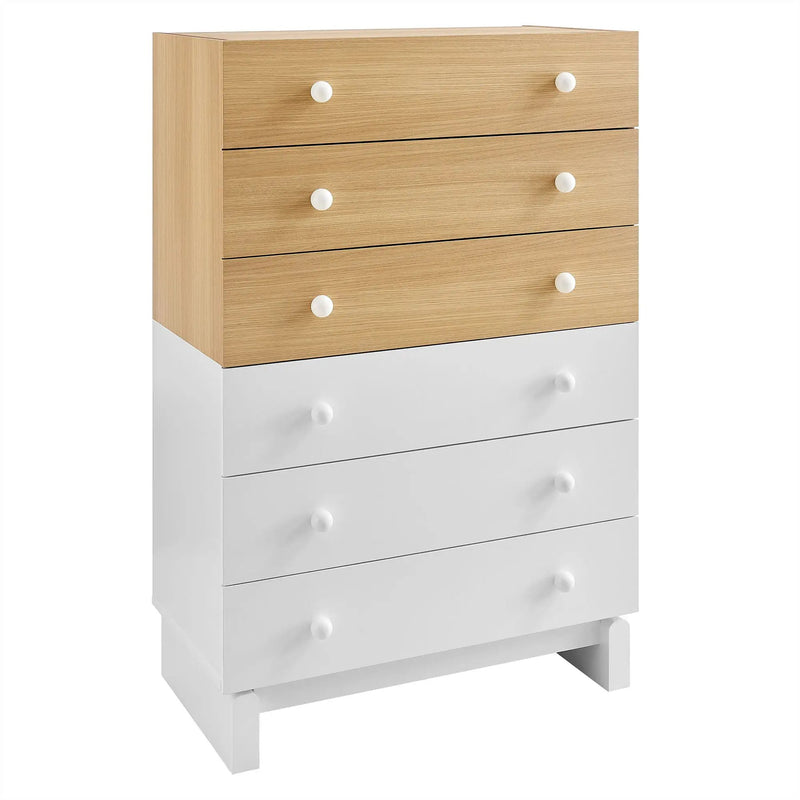 Nolia 6-Drawer Color Block Dresser Chest by Modway by HouseOfZazla