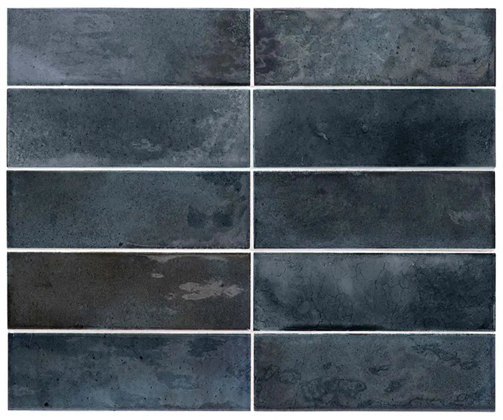 Spruce Blue 2.5x8 Glossy Ceramic Subway Tile (38 pack, 5.38 sq ft/case) by Apollo Tile