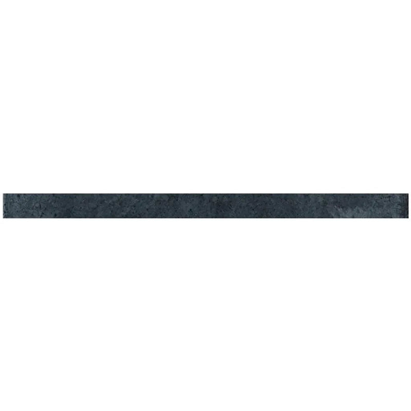 Spruce Blue 0.5x8 Glossy Ceramic Pencil Tile Trim (10 pack, 0.7 sq ft/case) by Apollo Tile