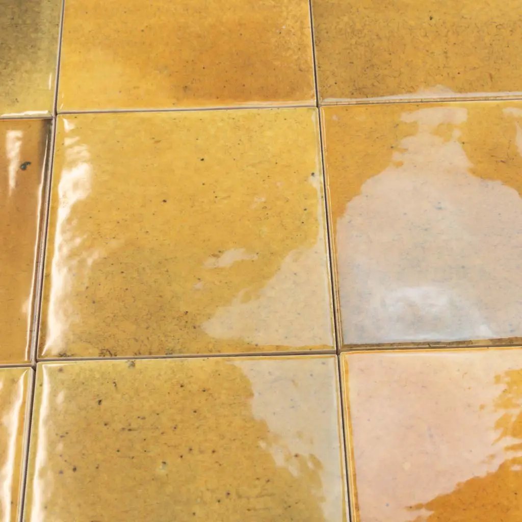 Honey Orange 4x4 Glossy Square Ceramic Tile (60 pack, 6.48 sq ft/case) by Apollo Tile