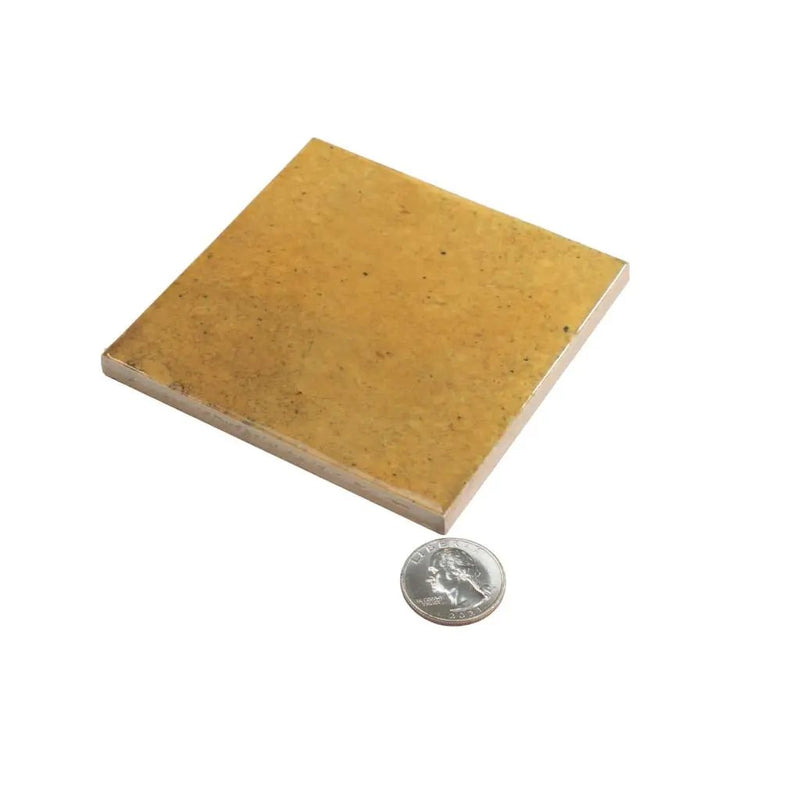 Honey Orange 4x4 Glossy Square Ceramic Tile (60 pack, 6.48 sq ft/case) by Apollo Tile