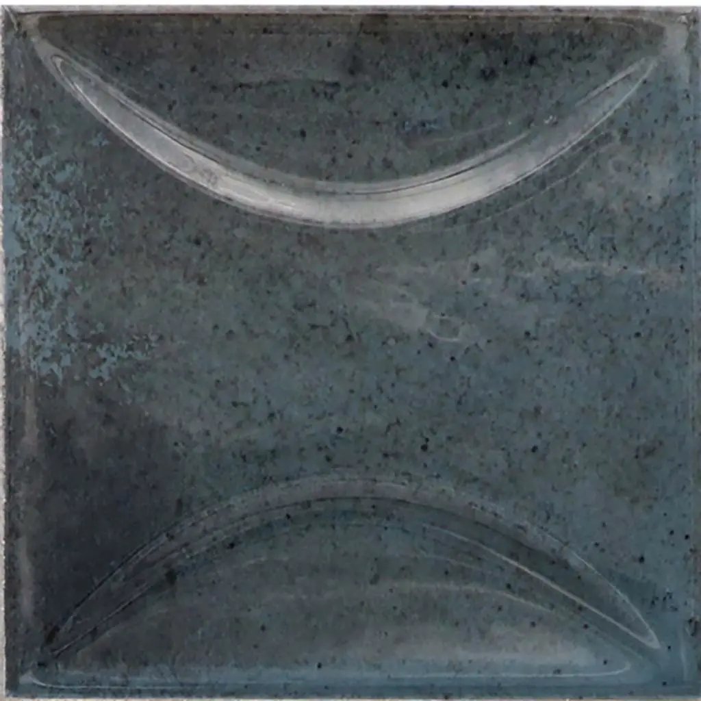 Spruce Blue 4x4 Glossy Ceramic Square Deco Tile (50 pack, 5.39 sq ft/case) by Apollo Tile